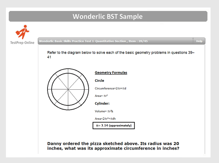 Wonderlic BST Practice Test