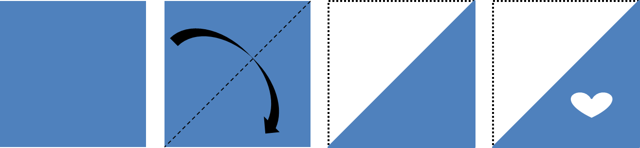 Paper folding problem